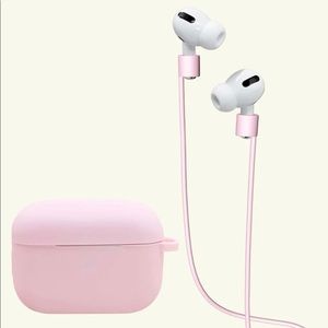 AirPod case with anti-lost strap
